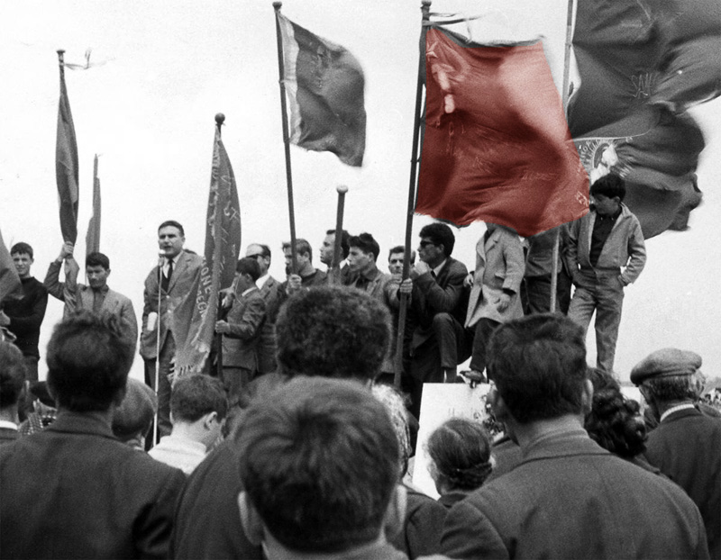 1964, Portella della Ginestra; Pio La Torre commemora le vittime