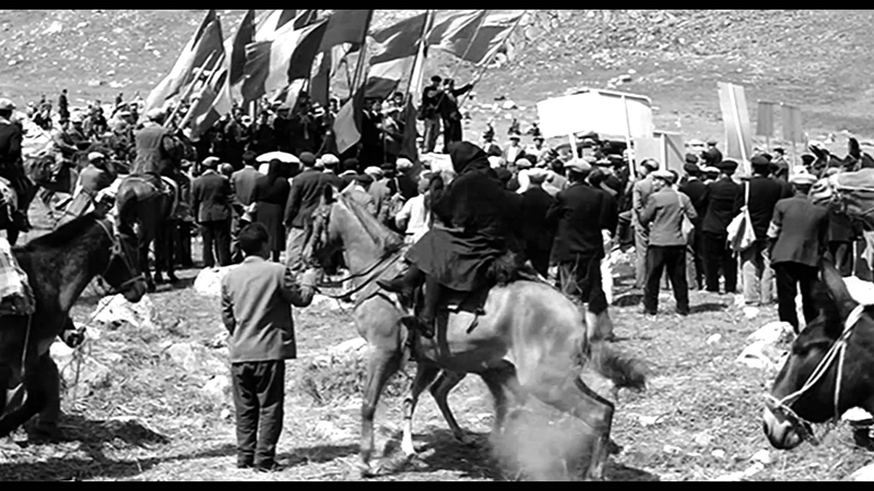 Portella della Ginestra: dal film Salvatore Giuliano, Francesco Rosi, 1962