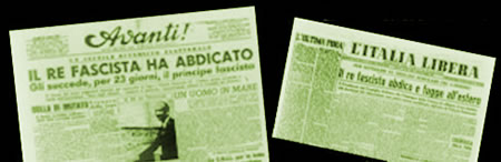 Il re fascista ha abdicato