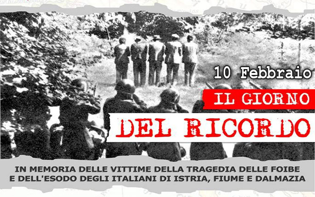 falsi fotografici sulle atrocità titine: 10 febbraio 2015: Civitavecchia - in realtà si tratta di civili uccisi dalle truppe italiane in Jugoslavia, a Dane, a sudest di Lubiana il 31 luglio 1942