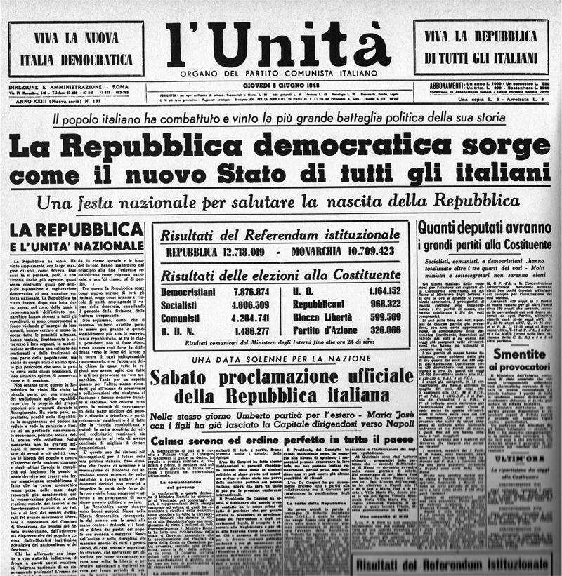Monarchia - Repubblica
